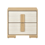 Sterling Natural/White LED Queen Bed from Homelegance - Luna Furniture