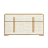 Sterling Natural/White Dresser from Homelegance - Luna Furniture