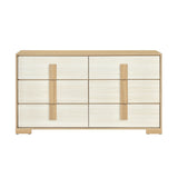 Sterling Natural/White LED Queen Bed from Homelegance - Luna Furniture