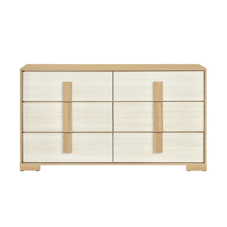 Sterling Natural/White LED Queen Bed from Homelegance - Luna Furniture