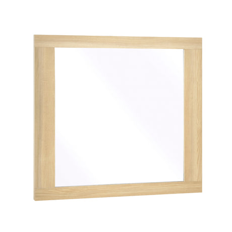 Sterling Natural/White LED Queen Bed from Homelegance - Luna Furniture