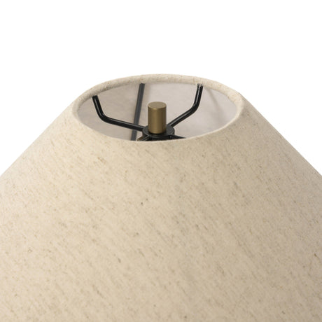 Medici Table Lamp in Warm Brown Oak from Four Hands - Luna Furniture