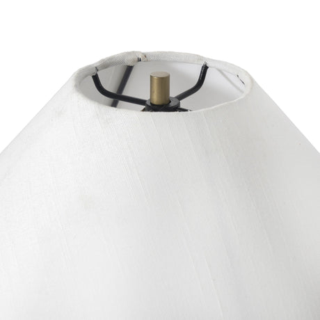 Medici Table Lamp in Merlot Marble from Four Hands - Luna Furniture