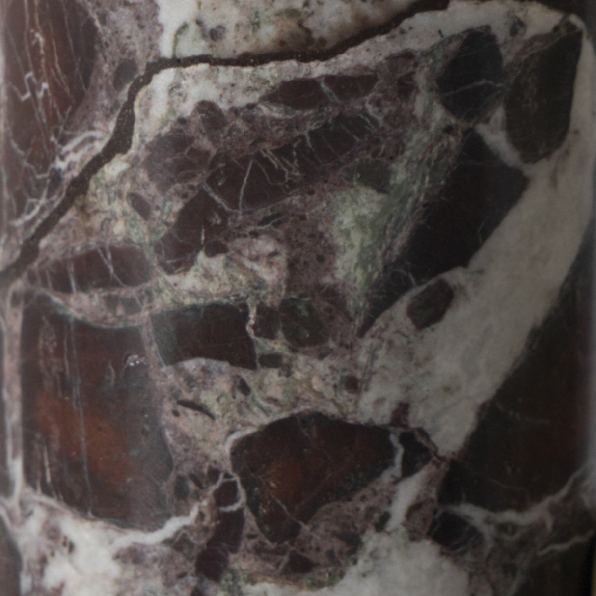 Medici Table Lamp in Merlot Marble from Four Hands - Luna Furniture