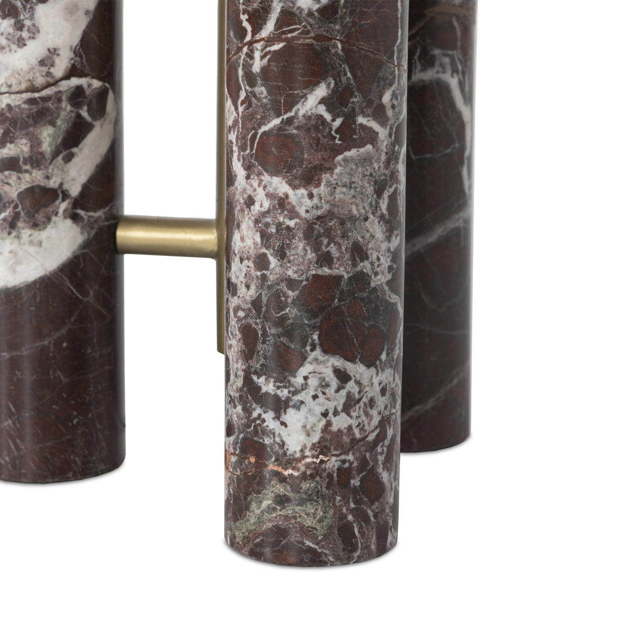 Medici Table Lamp in Merlot Marble from Four Hands - Luna Furniture