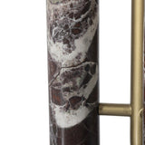 Medici Table Lamp in Merlot Marble from Four Hands - Luna Furniture