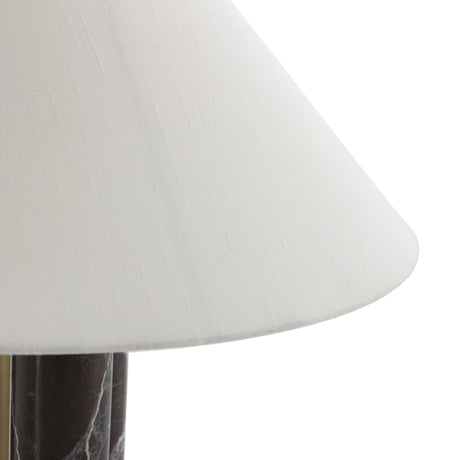 Medici Table Lamp in Merlot Marble from Four Hands - Luna Furniture