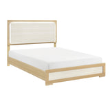 Sterling Natural/White LED King Bed from Homelegance - Luna Furniture