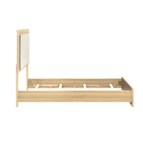 Sterling Natural/White LED Twin Bed from Homelegance - Luna Furniture