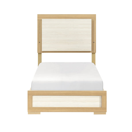 Sterling Natural/White 5pc Set (TB+NS+DR+MR+CH) from Homelegance - Luna Furniture