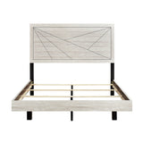 Aspen Gray Oak 4pc Set (QB+NS+DR+MR) from Homelegance - Luna Furniture