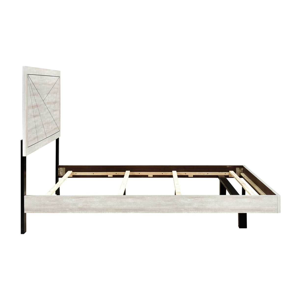 Everett Gray Queen Panel Bed from Homelegance - Luna Furniture