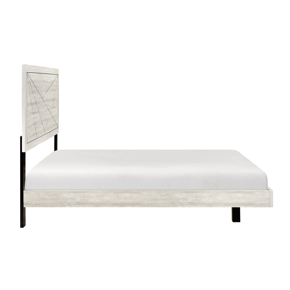 Everett Gray Queen Panel Bed from Homelegance - Luna Furniture
