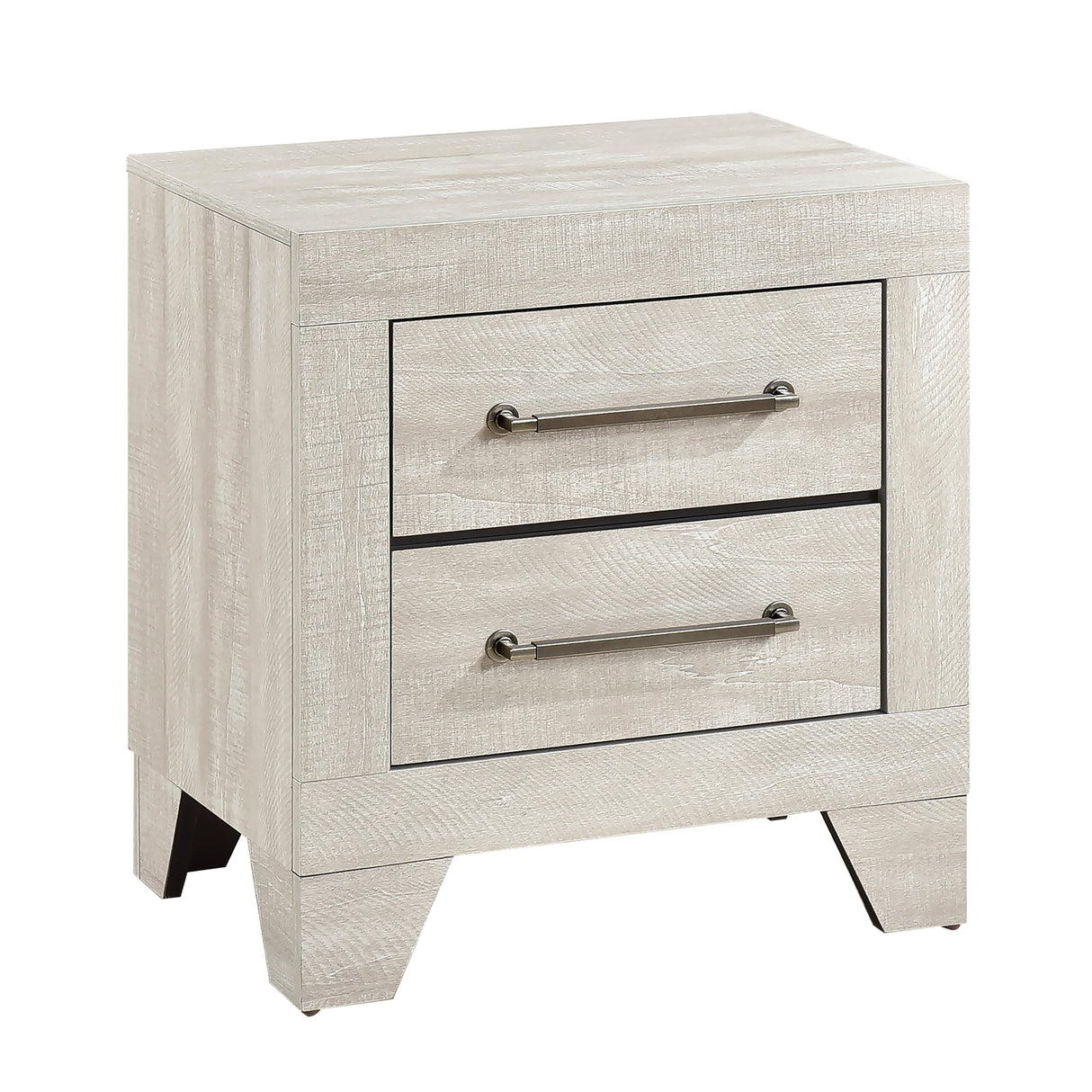 Aspen Gray Oak Nightstand from Homelegance - Luna Furniture