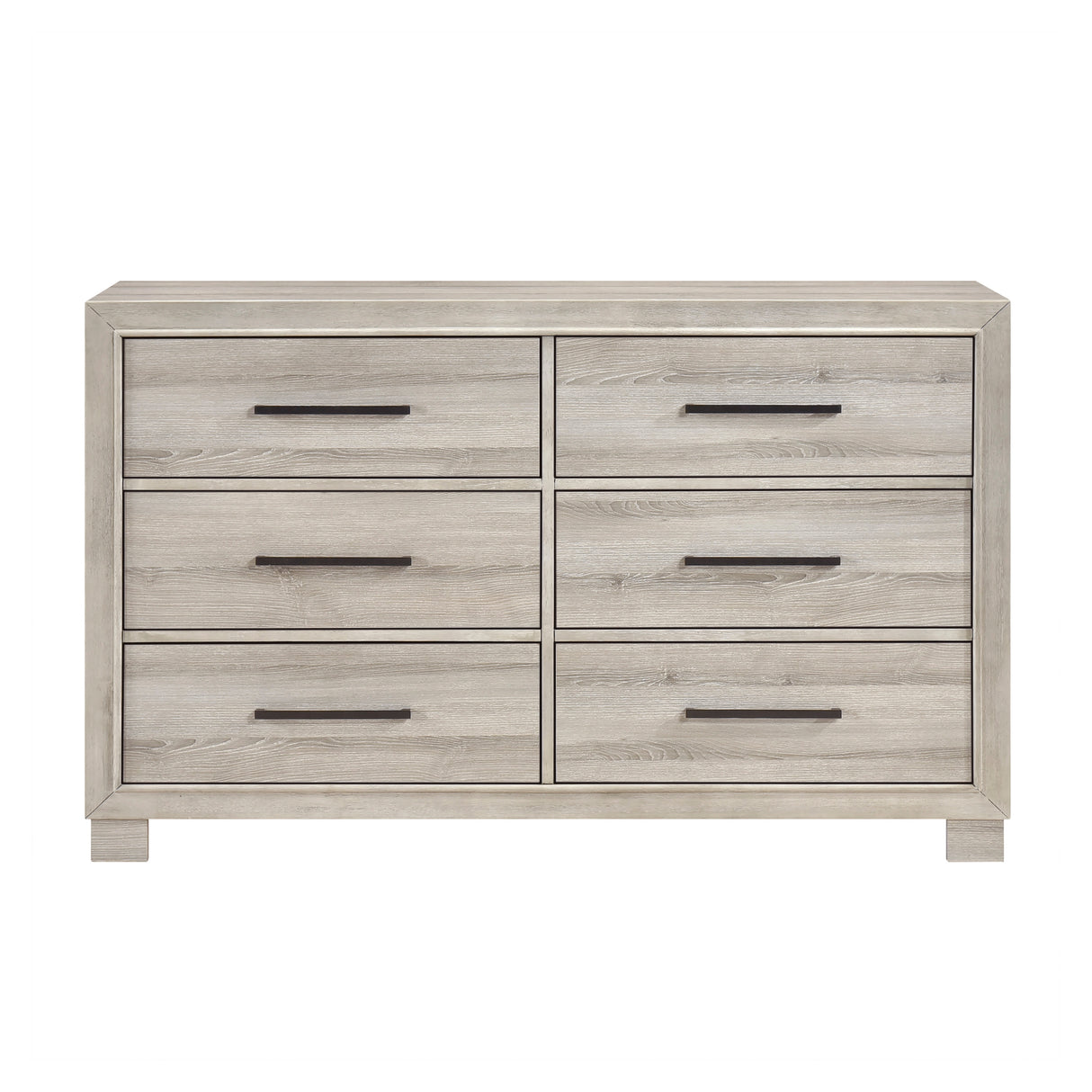 Everett Gray 4pc Set (QB+NS+DR+MR) from Homelegance - Luna Furniture