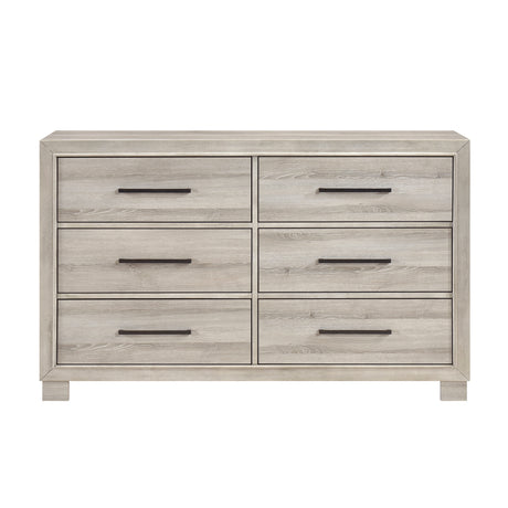 Everett Gray 5pc Set (QB+NS+DR+MR+CH) from Homelegance - Luna Furniture
