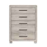 Everett Gray 5pc Set (QB+NS+DR+MR+CH) from Homelegance - Luna Furniture