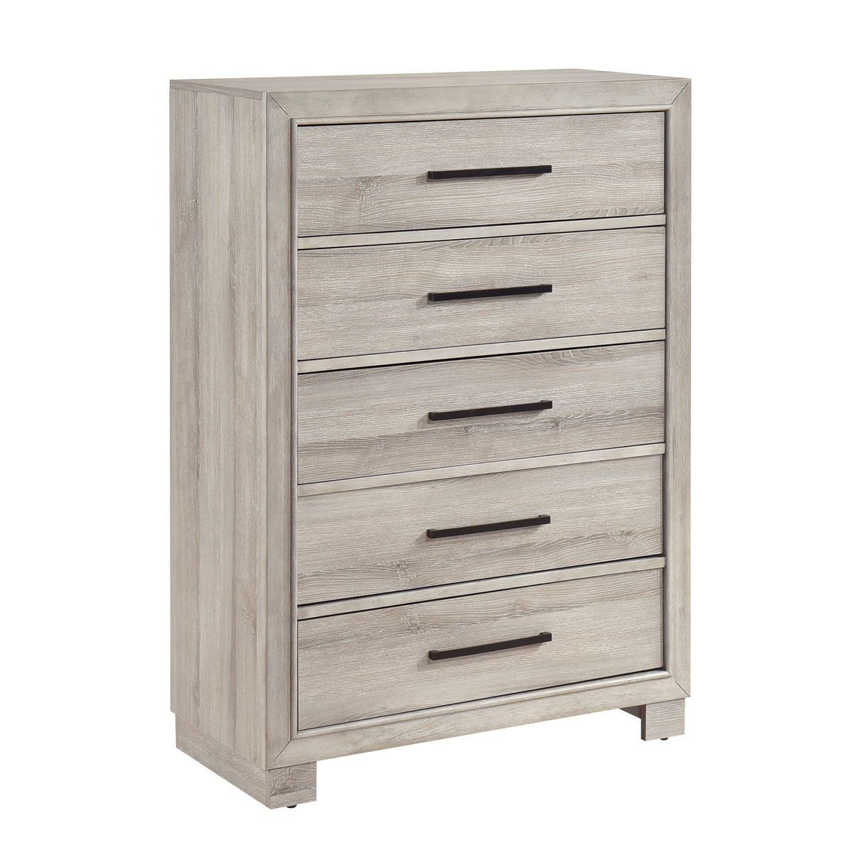 Everett Gray 5pc Set (QB+NS+DR+MR+CH) from Homelegance - Luna Furniture