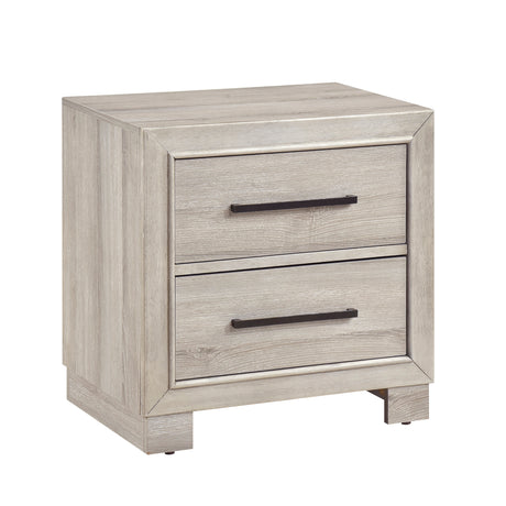 Everett Gray Queen Panel Bed from Homelegance - Luna Furniture