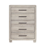 Everett Gray Bookcase Panel Bedroom Set from Homelegance - Luna Furniture