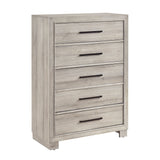 Everett Gray Bookcase Panel Bedroom Set from Homelegance - Luna Furniture