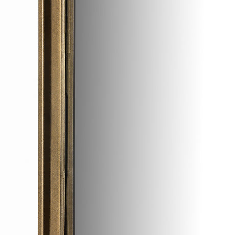 Effie Mirror in Raw Antique Brass Iron from Four Hands - Luna Furniture