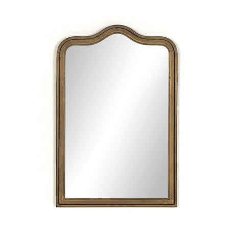 Effie Mirror in Raw Antique Brass Iron from Four Hands - Luna Furniture