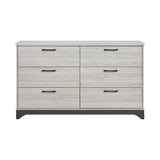Westport White Oak/Gray 5pc Set (QB+NS+DR+MR+CH) from Homelegance - Luna Furniture