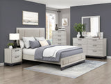 Westport White Oak/Gray California King Platform Bed from Homelegance - Luna Furniture