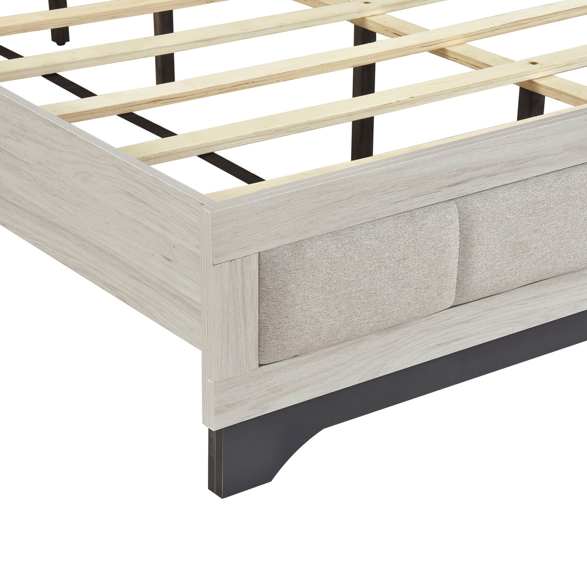 Westport White Oak/Gray Nightstand from Homelegance - Luna Furniture