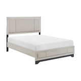 Westport White Oak/Gray California King Platform Bed from Homelegance - Luna Furniture