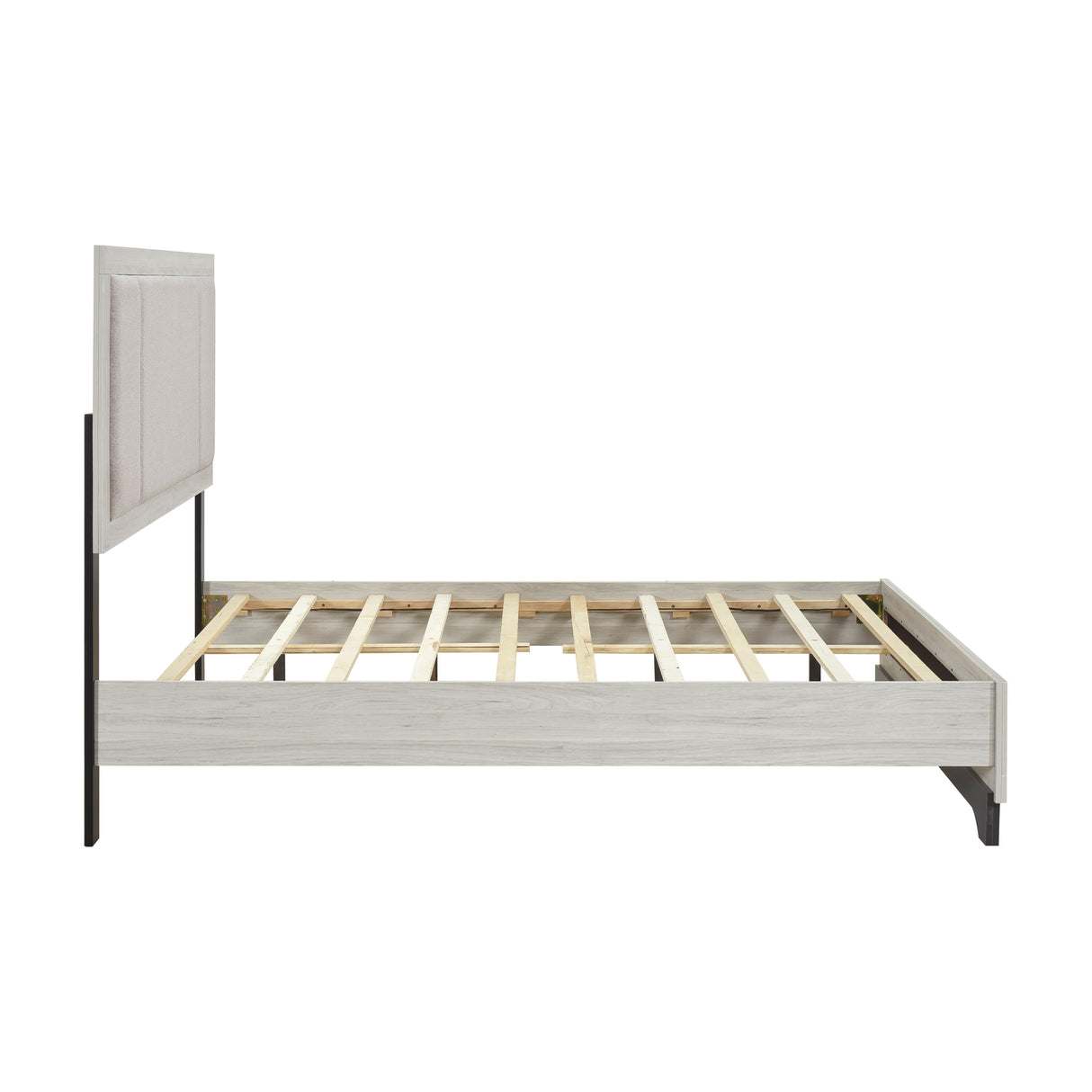Westport White Oak/Gray California King Platform Bed from Homelegance - Luna Furniture