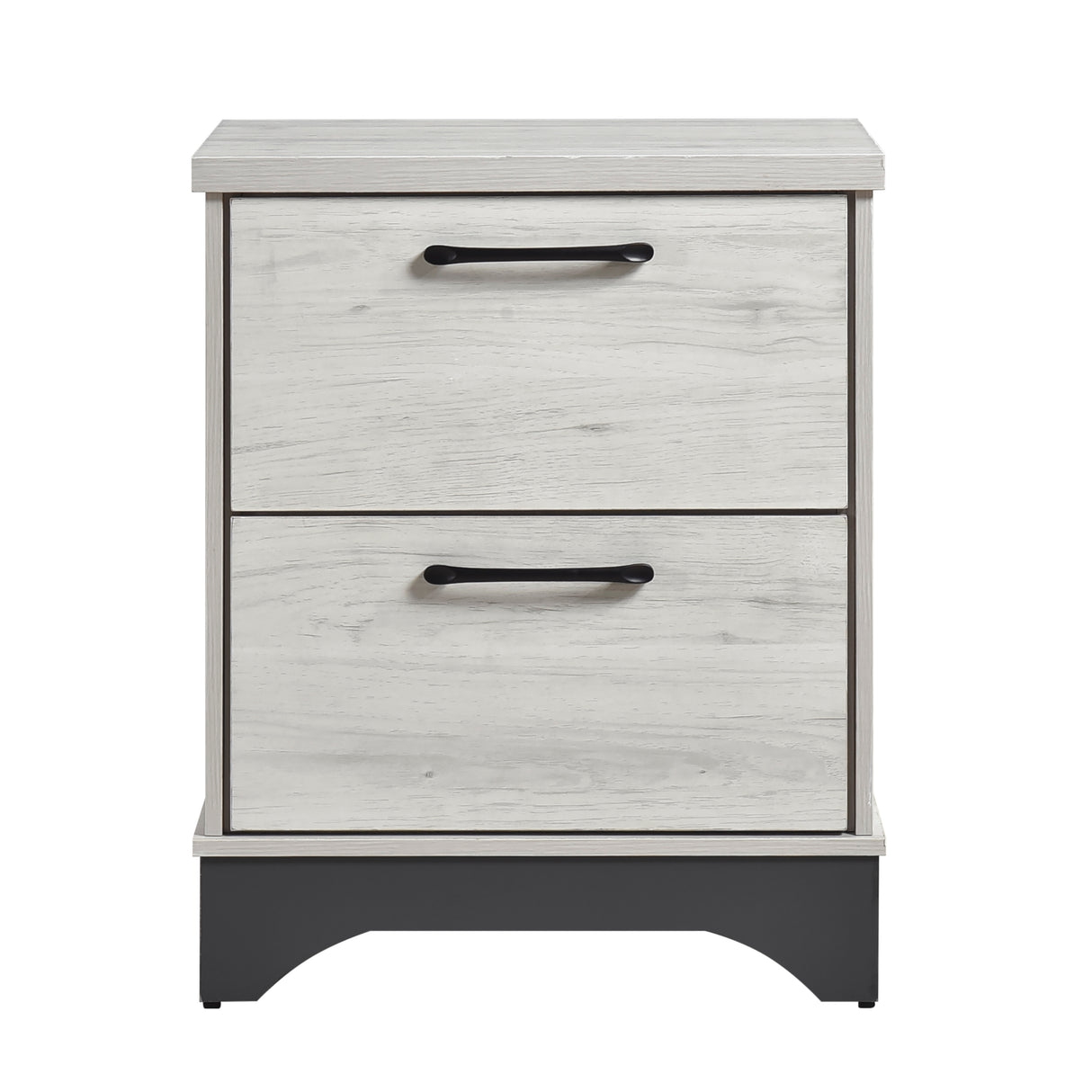Westport White Oak/Gray Nightstand from Homelegance - Luna Furniture