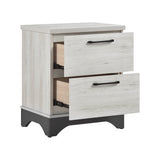 Westport White Oak/Gray Nightstand from Homelegance - Luna Furniture