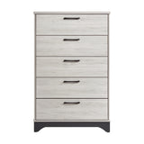 Westport White Oak/Gray Full Platform Bed from Homelegance - Luna Furniture