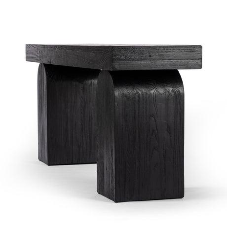 Keane Console Table in Reclaimed Black Elm from Four Hands - Luna Furniture