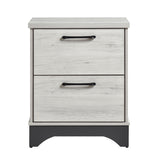 Westport White Oak/Gray Platform Bedroom Set from Homelegance - Luna Furniture