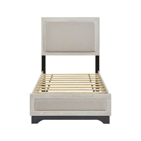 Westport White Oak/Gray 4pc Set (TB+NS+DR+MR) from Homelegance - Luna Furniture