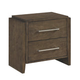 Emmett Dark Walnut 4pc Set (QB+NS+DR+MR) from Homelegance - Luna Furniture