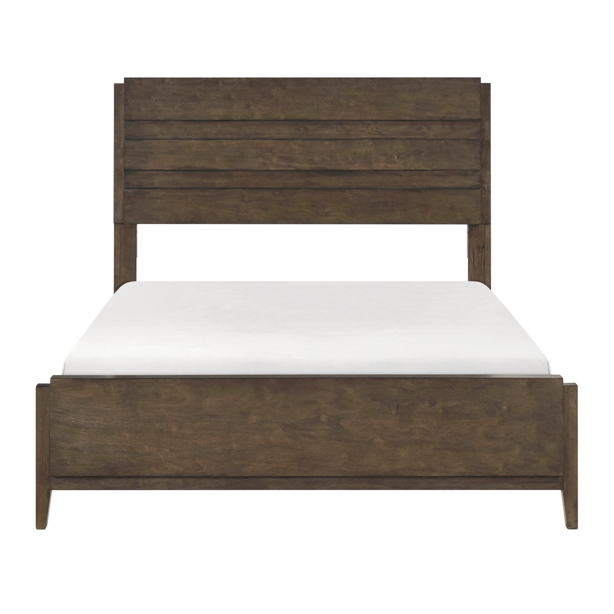 Emmett Dark Walnut 4pc Set (QB+NS+DR+MR) from Homelegance - Luna Furniture