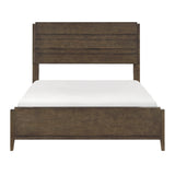 Emmett Dark Walnut 4pc Set (QB+NS+DR+MR) from Homelegance - Luna Furniture