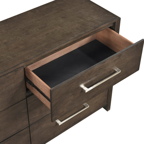 Emmett Dark Walnut Mirror (Mirror Only) from Homelegance - Luna Furniture