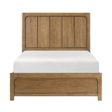 Charlotte Light Brown Storage Platform Queen Bed, Dresser, Mirror, and Nightstand from Homelegance - Luna Furniture