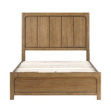 Charlotte Light Brown Queen Storage Platform Bed from Homelegance - Luna Furniture