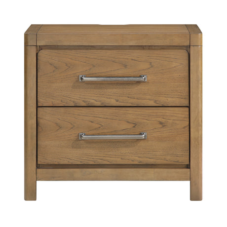 Charlotte Light Brown 5pc Set (QB+NS+DR+MR+CH) from Homelegance - Luna Furniture