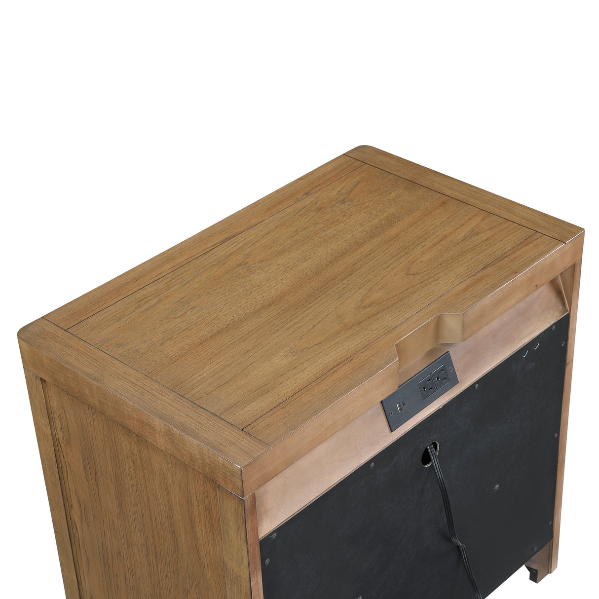 Charlotte Light Brown 5pc Set (QB+NS+DR+MR+CH) from Homelegance - Luna Furniture