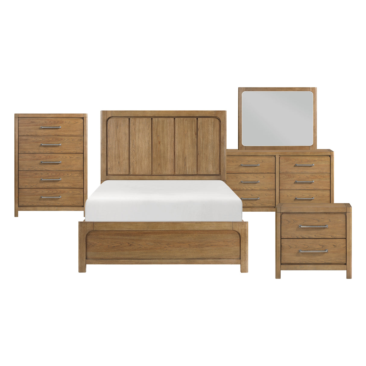 Charlotte Light Brown Nightstand from Homelegance - Luna Furniture