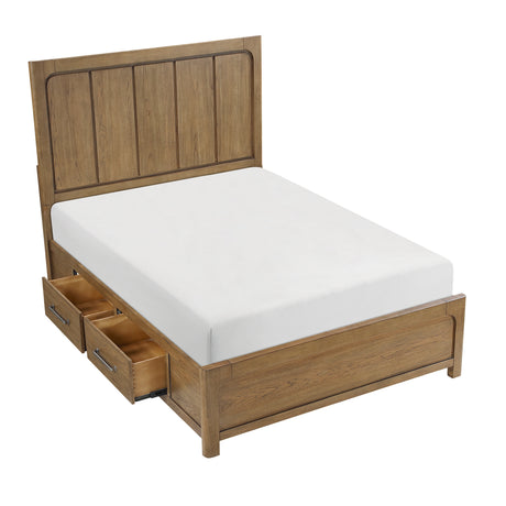 Charlotte Light Brown Nightstand from Homelegance - Luna Furniture