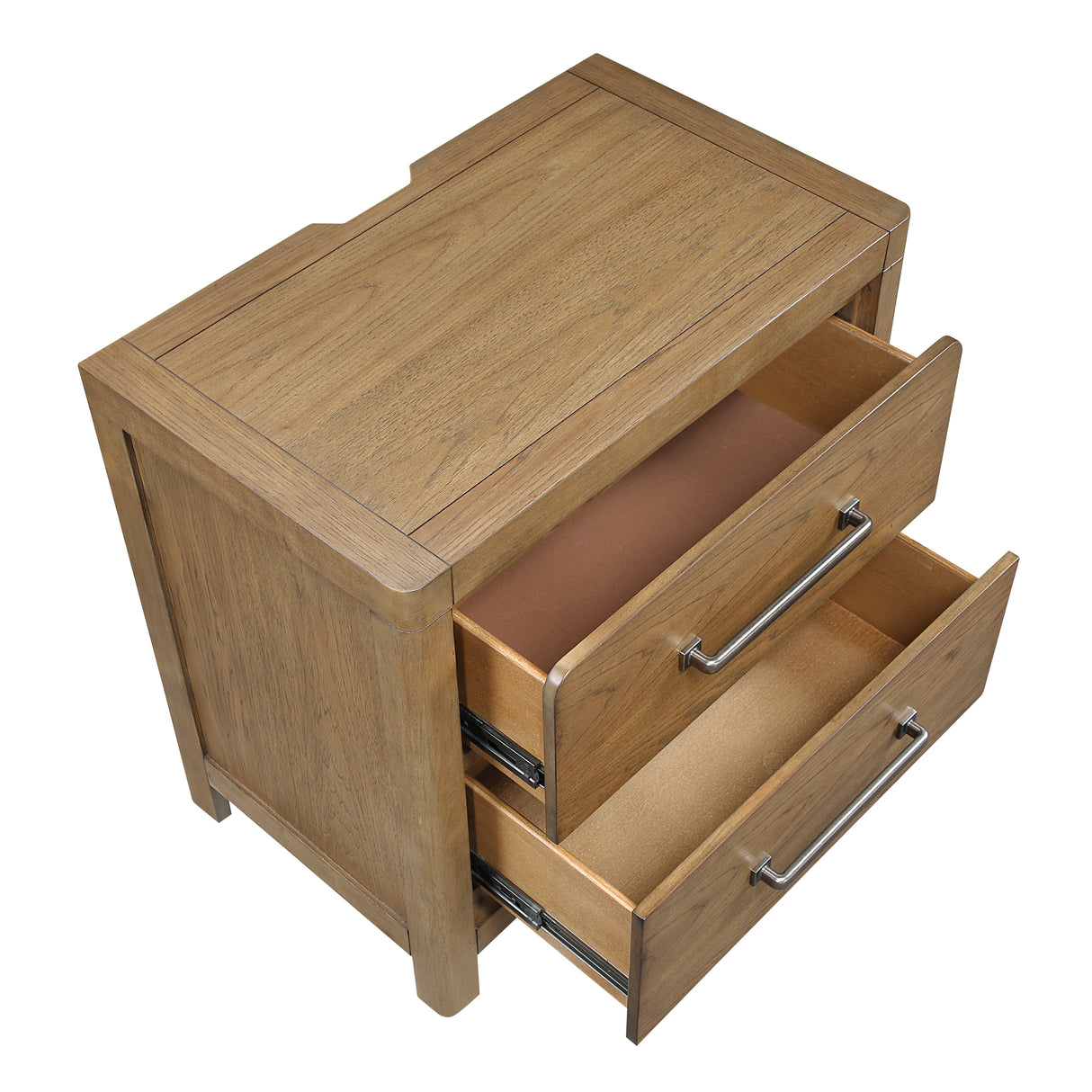 Charlotte Light Brown Queen Storage Platform Bed from Homelegance - Luna Furniture