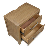 Charlotte Light Brown Queen Storage Platform Bed from Homelegance - Luna Furniture